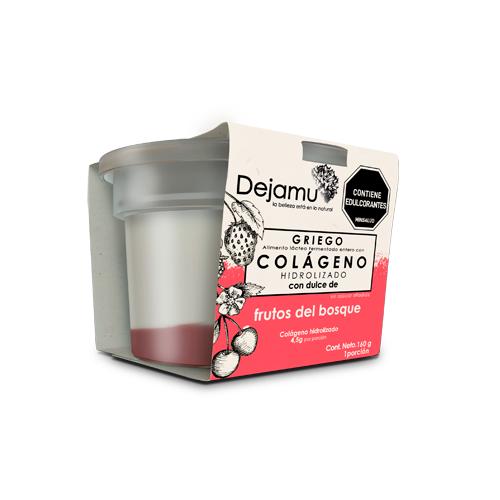 Yogurt griego con colágeno