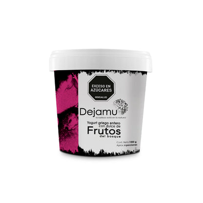 Yogurt griego con dulce