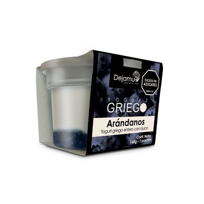 Yogurt griego con dulce