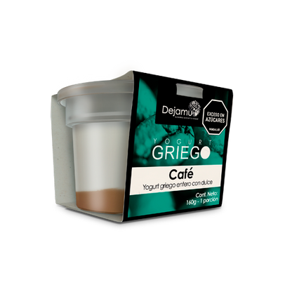 Yogurt griego con dulce