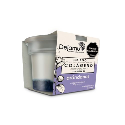 Yogurt griego con colágeno