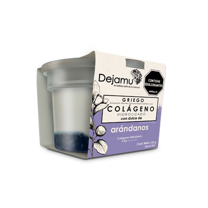 Yogurt griego con colágeno