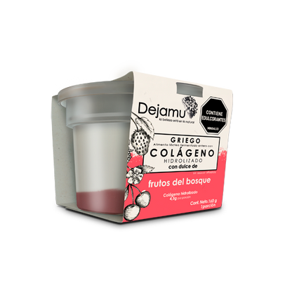 Yogurt griego con colágeno