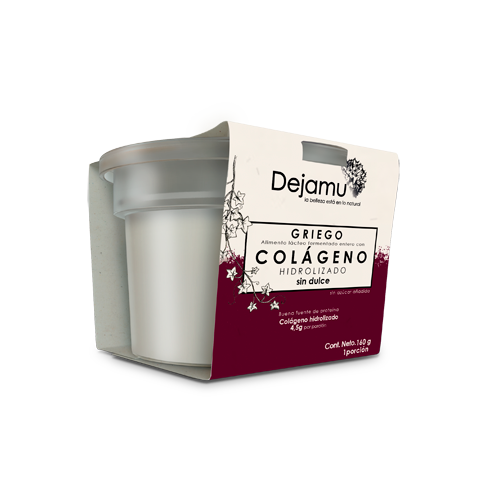 Yogurt griego con colágeno