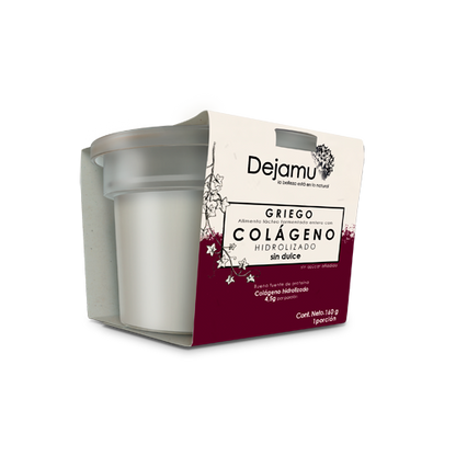 Yogurt griego con colágeno