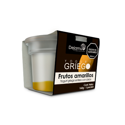 Yogurt griego con dulce