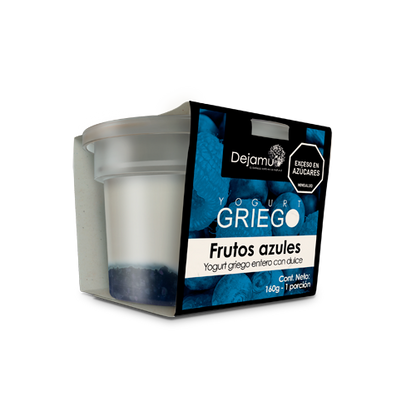 Yogurt griego con dulce