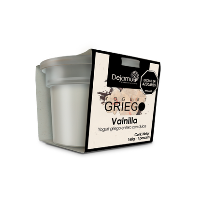 Yogurt griego con dulce