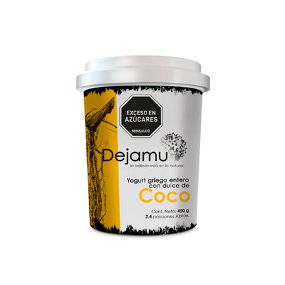Yogurt griego con dulce