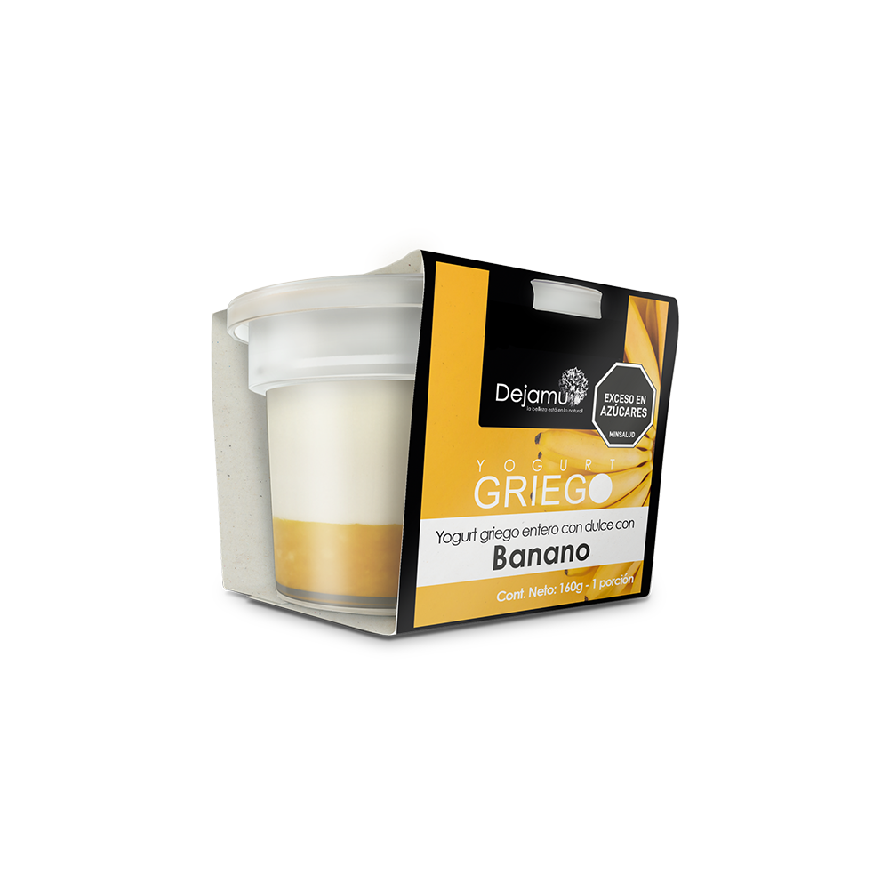 Yogurt griego con dulce