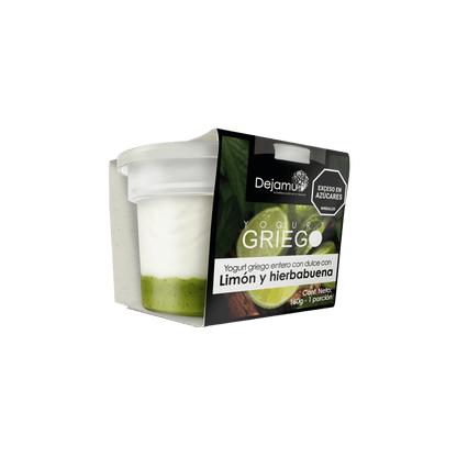 Yogurt griego con dulce