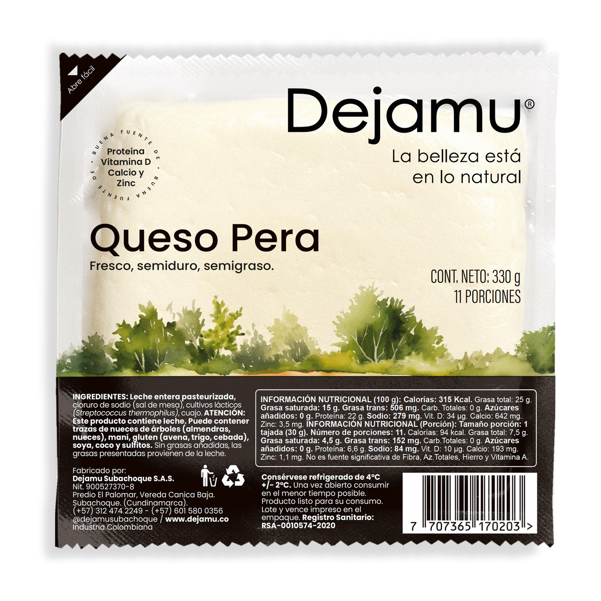 Queso pera